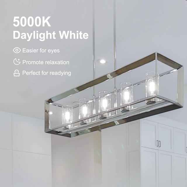 Alt view image 5 of 7 - 12 Pack Edison LED Light Bulbs, E26 Base, 8W 5000K, Dimmable Vintage ST58 Filament Design, 60W Equivalent, 800 Lumens, CRI 80+, Antique Glass Style for Home, Bedroom & Farmhouse