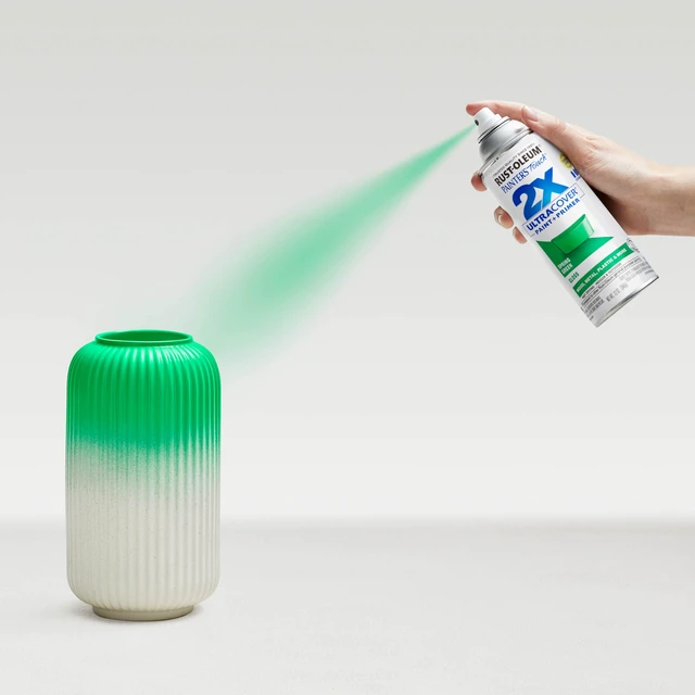 Alt view image 6 of 6 - 334055-6PK Painter's Touch 2X Ultra Cover Spray Paint, 12 oz, Gloss Spring Green, 6 Pack