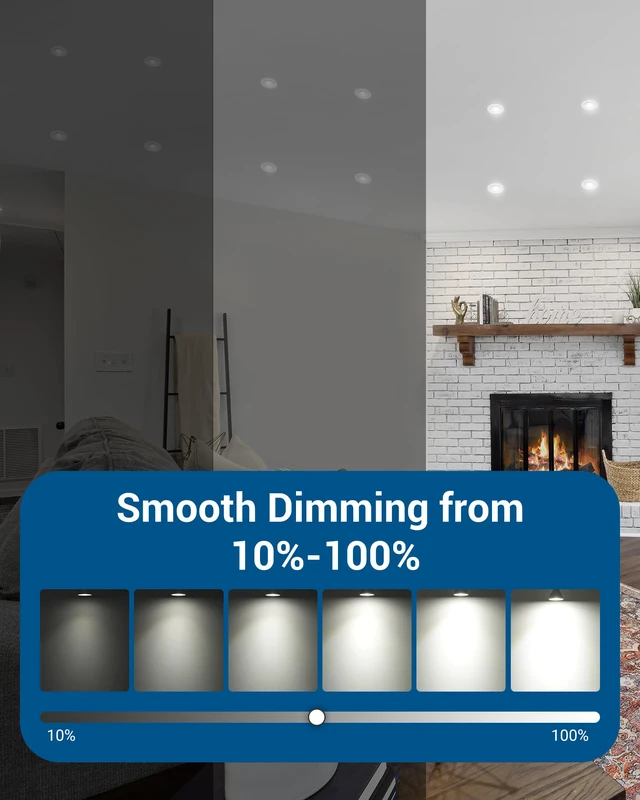 Alt view image 3 of 7 - 10-Pack GU10 LED Bulb Dimmable Replacement for Track Lighting 5000K Daylight, 500LM, 7W (50W Equivalent), LED Light Bulb for Kitchen, Range Hood, Living Room, Bedroom