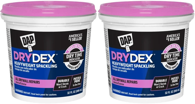 Main image of 1 qt 12330 DryDex Interior/Exterior Spackling- Pack of 2
