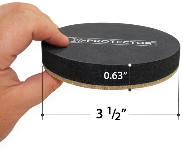 Alt view image 2 of 6 - Felt Furniture Sliders Hardwood Floors 16 PCS 3 1/2" Furniture Sliders Heavy Duty Felt Sliders Hard Surfaces Move Your Furniture Easily & Safely!