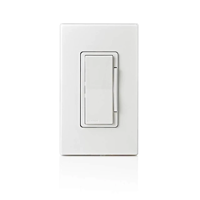 Alt view image 3 of 3 - Decora Smart Dimmer Anywhere Companion, Add Wire-Free 3-Way/4-Way/5-Way On/Off/Dim/Bright Control to Decora Smart Wi-Fi Dimmers, DAWDC-1RW, White