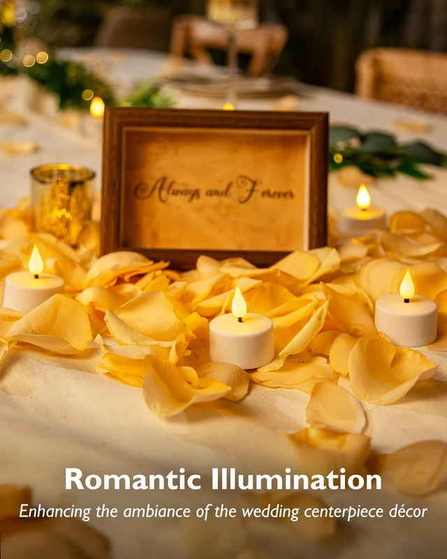 Alt view image 2 of 7 - 12-Pack Rechargeable Tea Light Candles with Remote, 2/4/6/8H Timer Flameless Flickering Battery Operated LED Tealights with Charging Base for Votive Cups, Glass Holders and Cozy Home Ambiance