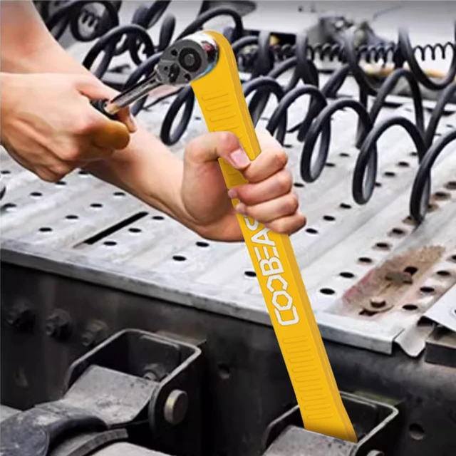 Alt view image 2 of 7 - 3/8" Offset Extension Wrench Impact Ready Socket Extender Tool (Yellow) Versatile 1/4",3/8", 1/2" Square Drive Adapters,Universal Extensions Wrench,0° Swing Extender,for Small Place