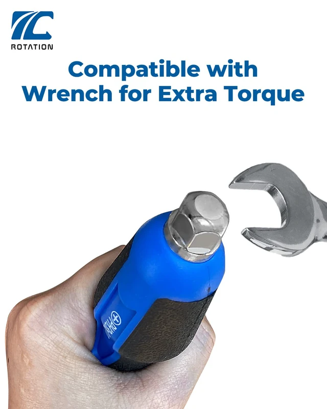 Alt view image 4 of 6 - 12pc Magnetic Screwdriver Set, 6 Phillip & 6 Flat Nichrome tips Head Screwdrivers, half with Go-Thru Steel Blades, High Torque Silver Tip Gloss Blade