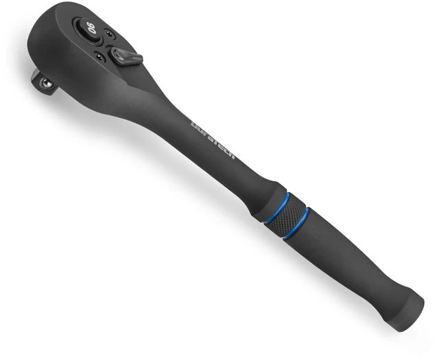 Main image of 3/8-Inch Drive Ratchet, 90-Tooth Quick-Release Ratchet Wrench Reversible, Cr-V Made, 4° Swing, Manganese Phosphate Black Finish, Socket Wrench for Men Women Stocking Stuffer for Men Women