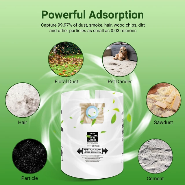Alt view image 4 of 7 - 15-22 Gallon Vacuum Bag Replacement for 90663 Shop Vac Bags 5 Pack Vacuum Bags Replacement for Type G 90663 9066300 Type J 90673 9067300 and VF2008, High-Efficiency Vaccum Filter bags
