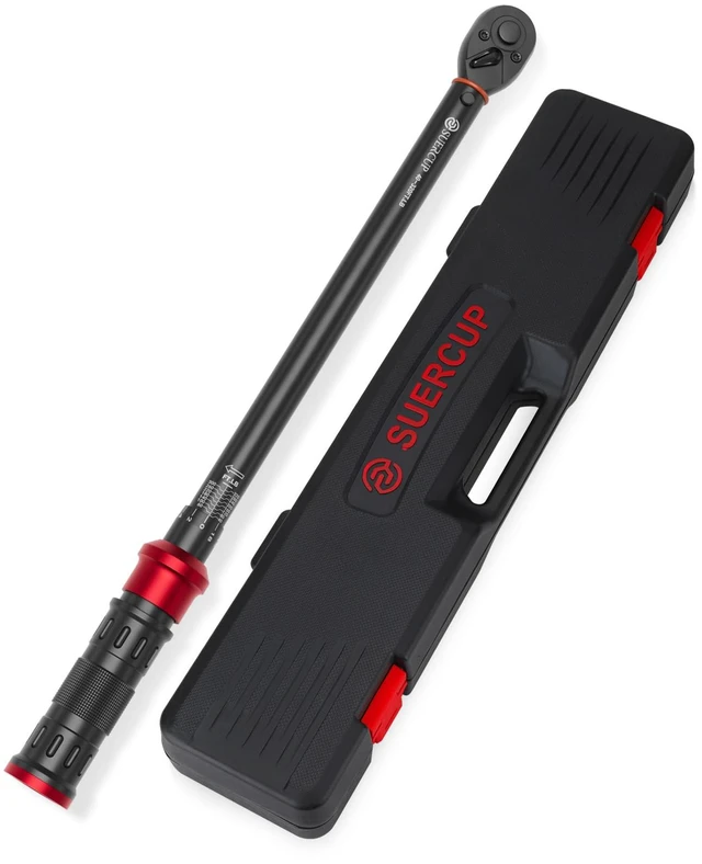 Main image of Torque Wrench 1/2-Inch Drive, 40-320Ft.Lb, for Motorcycle & Auto 4.2-433.6Nm, 72-T Dual-Direction, ±3% Accuracy, Click Alert, for Car Lug Nuts, Engine, Suspension, Moto & Machinery Bolt