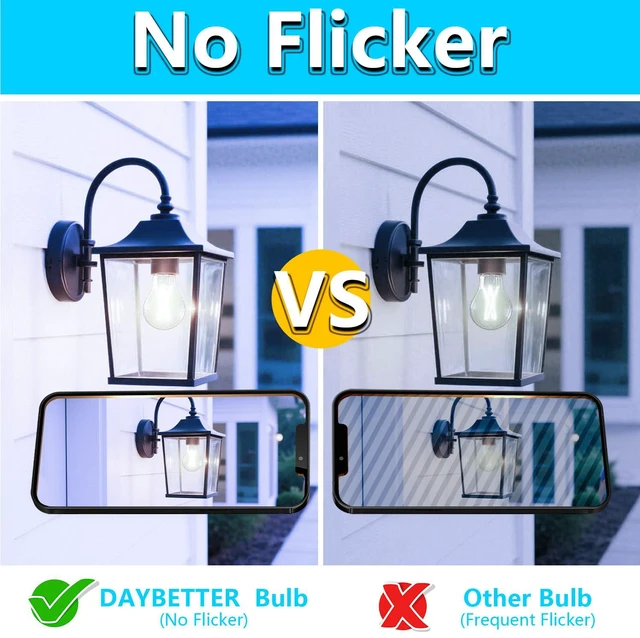 Alt view image 5 of 7 - 12 Pack A19 Vintage LED Edison Bulbs, 60W Equivalent Dimmable LED Bulbs, High Brightness 5000K Daylight, 800 Lumens, 8W E26 Standard Base, Ultra-Bright, CRI80+, Clear Glass Filament Bulb