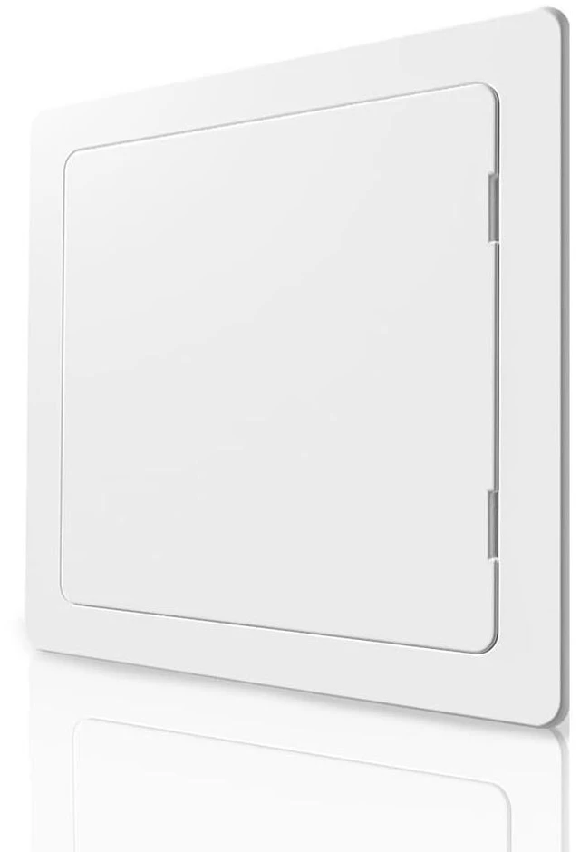 Main image of Access Panel for Drywall - 12 x 12 in - Wall Hole Cover - Access Door - Plumbing Access Panel for Drywall - Heavy Durable Plastic White