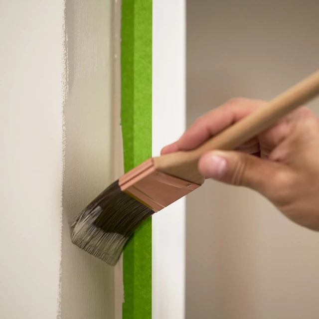 Alt view image 7 of 7 - Multi-Surface Painter's Tape with PAINTBLOCK, 1 in Wide (0.94 in x 60 yd), Quick Stick Medium Adhesion, Premium Green Painters Tape Removes Clean, 6 Roll (240659)