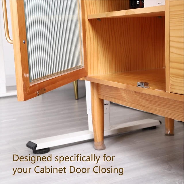 Alt view image 6 of 7 - Cabinet Magnets 30lb Strong Catch for Kitchen Cupboard Door 20Pack Strong 30lb magnetic hold keeps cabinet,cupboard,wardrobe,closet,and drawer doors securely closed,easy install,Silver