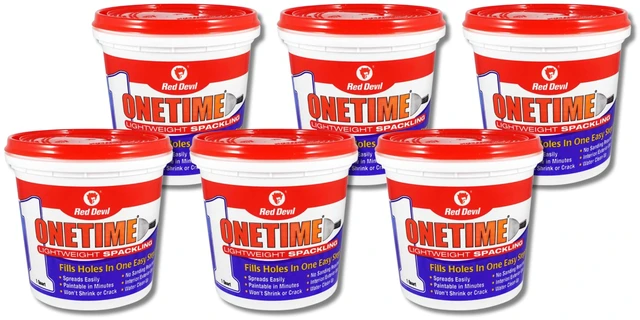 Main image of 0544 ONETIME Lightweight Spackling, 1 Quart, Made in USA