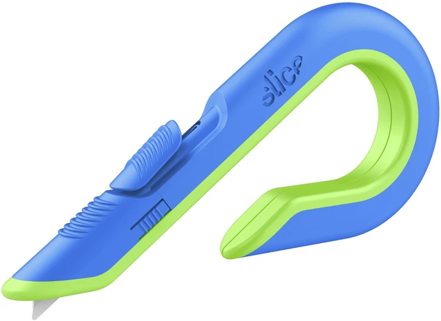 Main image of Box Cutter, Heavy Duty Utility Knife, Safe Ceramic Blade Lasting 11x Longer than Metal, Blue, 1 Pack