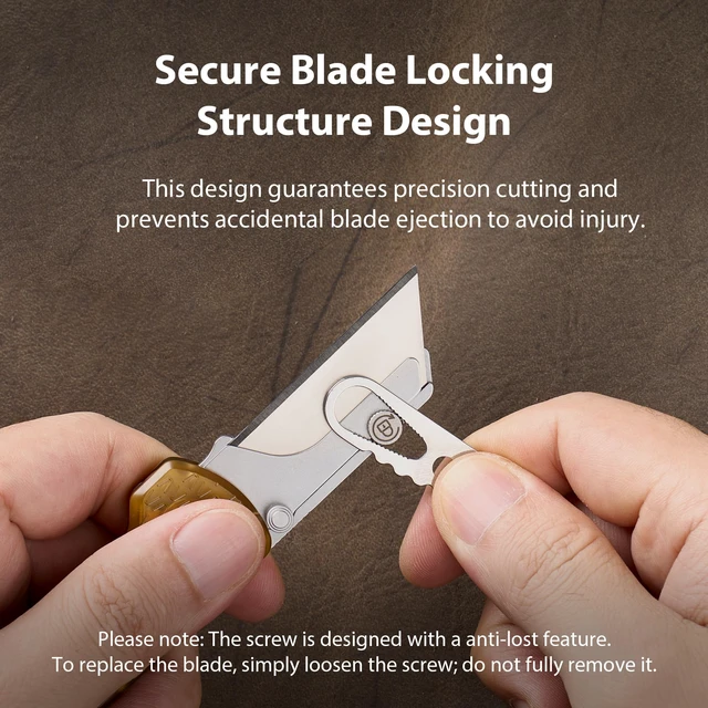 Alt view image 5 of 7 - U1 Pro Multitool Folding Utility Knife with Folding Screwdriver Quick Change Blade EDC Utility Knife with Secure Rail Lock & Pocket Clip for Men & Women (PEI)