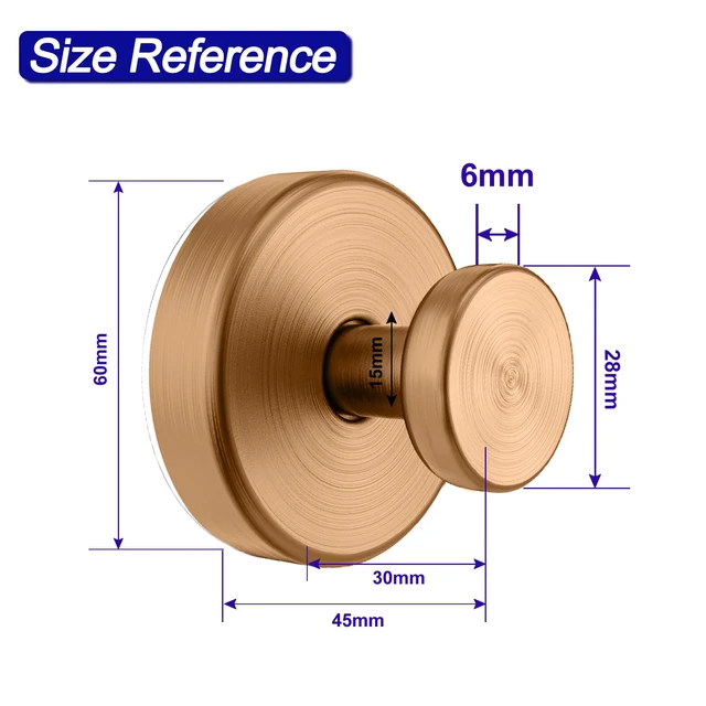 Alt view image 6 of 7 - Suction Cup Hooks for Shower, Removable Towel Hooks for Bathroom Window Glass Door Wall, Bath Robe Looafh Wreath Hook for Hanging - 2 Pack, Champagne Bronze