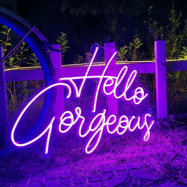 Alt view image 5 of 7 - Custom Neon Signs, Personalised Led Neon Lights Sign Customizable for Wall Decor Wedding Party Bedroom Bar Business Logo Light Up Name Sign, Birthday Gift Night Light