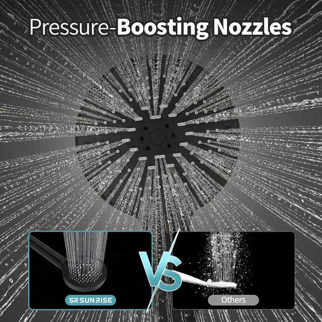 Alt view image 3 of 7 - High Pressure Filtered Handheld Shower Head 9 Spray4 filters Removes Chlorine and Hard Water Impurities, Power Wash Mode, Anti-Clog Soft Silicone Nozzles,Adjustable Bracket