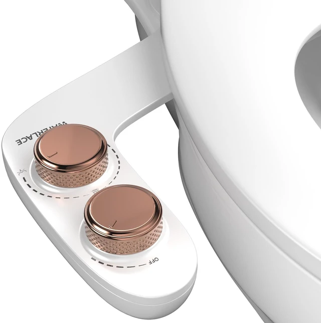 Main image of Bidet Attachment for Toilet Seat Water Pressure - Non Electric Bidets Self Cleaning Sprayer - Dual Nozzle Bidet Attachments Toilets Spray - Adjustable Bidets Wash Butt Cleaner for Bathroom Gifts