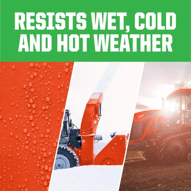 Alt view image 4 of 7 - Farm & Implement Kubota Orange Spray Paint Tractor Touch Up Paint, Equipment Restoration, Fade Resistant Color, Fast Dry Formula, Farm Equipment Finish, 12 oz