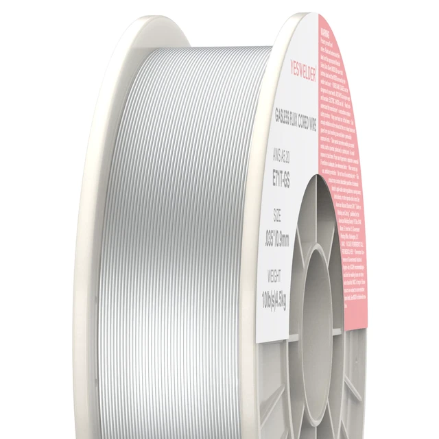 Alt view image 4 of 7 - Gasless Flux Core MIG Wire, E71T-GS Mild Carbon Steel 0.035 in, strong ABS spool, smooth feeding, easy handling, organized storage