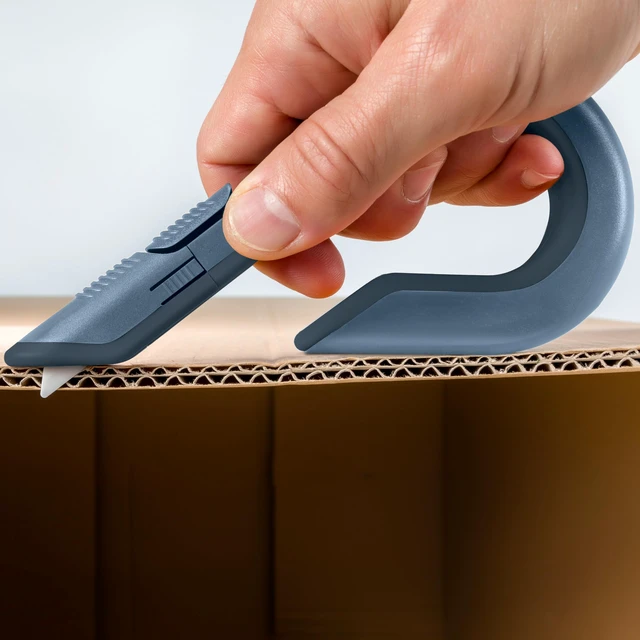 Alt view image 4 of 4 - Box Cutter, Heavy Duty Utility Knife, Safe Ceramic Blade Lasting 11x Longer than Metal, Slate, 1 Pack