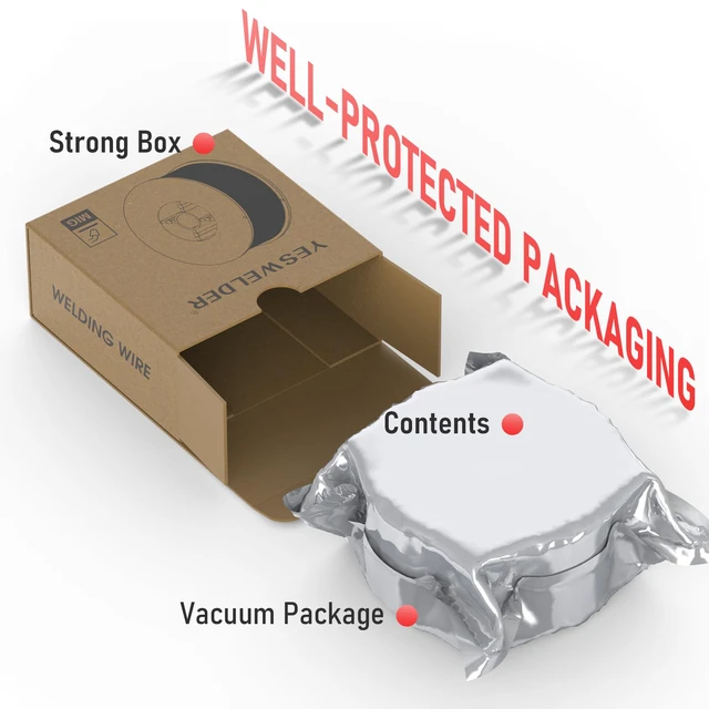 Alt view image 5 of 7 - Flux Core Gasless MIG Welding Wire, E71T-GS Mild Carbon Steel 0.035 in, strong ABS spool, smooth feeding, easy handling, organized storage
