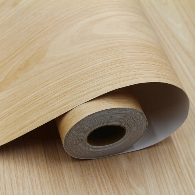 Main image of Wood Grain Peel and Stick Floor Tiles, 11.8" W × 118" L, Natural Oak Soft woodlook finish, Nonslip texture, Helps protect floors, Works on many surfaces, Easy to replace, Waterproof