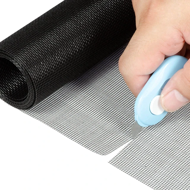 Alt view image 6 of 7 - Window Screen Repair Kit - 59" x 106" Screen Door Replacement Fiberglass Screen Mesh with All Screen Tools for Sliding Door and Patio Screen Door Replacement