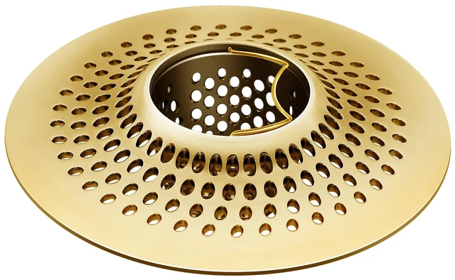 Main image of LKEYE Shower Drain Hair Catcher/Bathroom Drain Cover/Bathtub Drain Strainer/Shower Stall Drain Protector(Bronze)