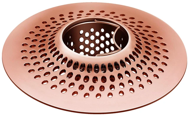 Main image of Shower Drain Hair Catcher/Bathroom Drain Cover/Bathtub Drain Strainer/Shower Stall Drain Protector(Red Copper)
