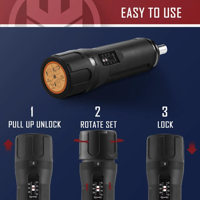 Alt view image 3 of 7 - Torque Screwdriver Wrench Driver Set 10-70 Inch Pounds lbs for Maintenance with T-bar Handle, 40 Hex Bits, 1/4" Socket, Shaft Extension, For Tools, Bike Repairing and Mounting (Black)