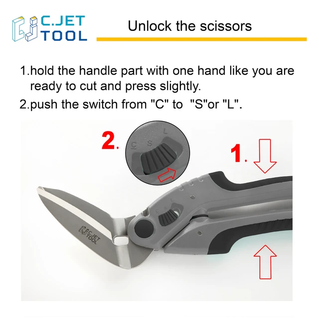 Alt view image 2 of 7 - 10" Heavy Duty Scissors - Carpet Cutter, Industrial Multipurpose for Cardboard, Leather, Pruning, Gardening - Professional Soft Grip Stainless Steel (Black)