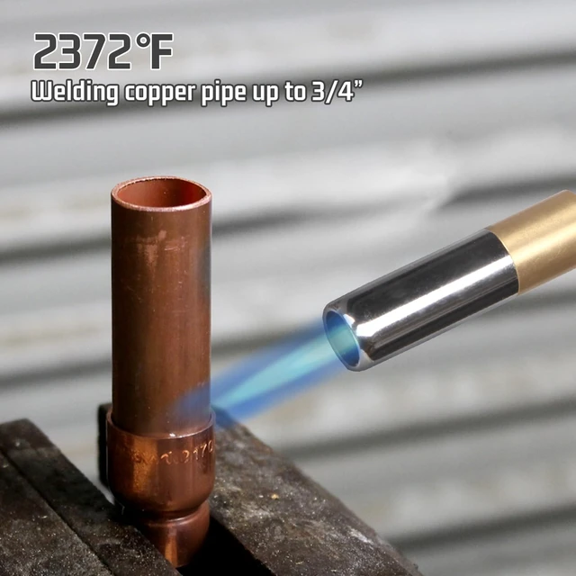 Alt view image 4 of 6 - High Intensity Propane Torch Head with 5FT Hose, Torch Head Kit Trigger Start Gas Torch for Propane, MAPP Gas Tank, MAPP Gas Torch for Ignition, Cooking, Brazing, Not Included Gas Tank