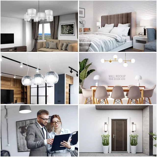 Alt view image 7 of 7 - A19 LED Light Bulbs, 100 Watt Equivalent, 5000K Daylight 6 Packs Efficient 14W 1600 Lumens Non-Dimmable LED Bulb, E26 Standard Base Bulbs 120V for Home Kitchen Bedroom Living Room