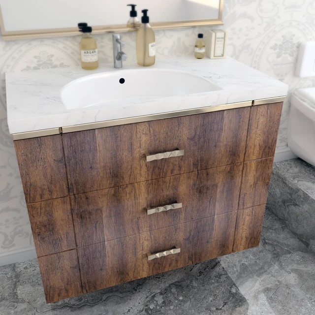 Alt view image 4 of 7 - 24"x200" Vintage Wood Grain Contact Paper Wood Contact Paper for Countertops Waterproof Woodgrain Vinyl Wrap Woods Peel and Stick Wallpaper Countertop Vinyl Wrap Woods Countertop Cover