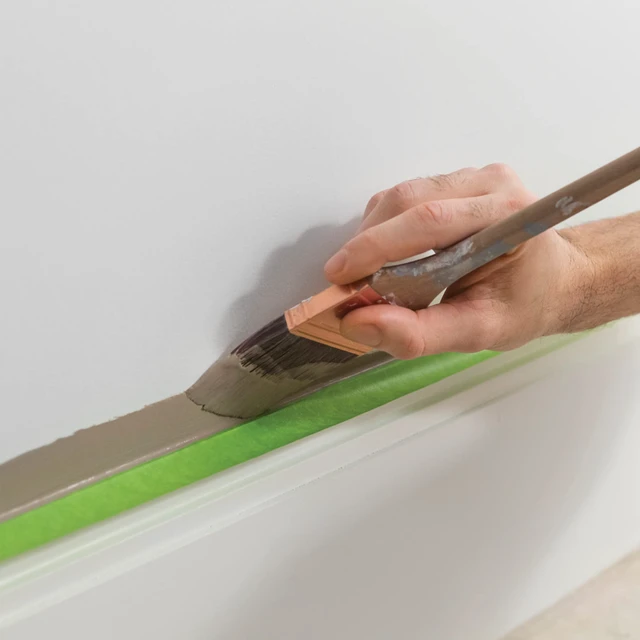 Alt view image 5 of 7 - Multi-Surface Painters Tape with PAINTBLOCK, 1 Inch Wide (0.94 In. x 60 Yds), Medium Adhesion, Green, 1 Roll (Pack of 2) (1358463)