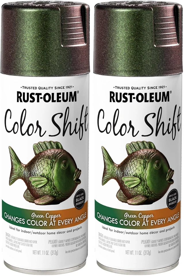 Main image of 372478 Specialty Color Shift Spray Paint, 11 oz, Green Copper (Pack of 2)
