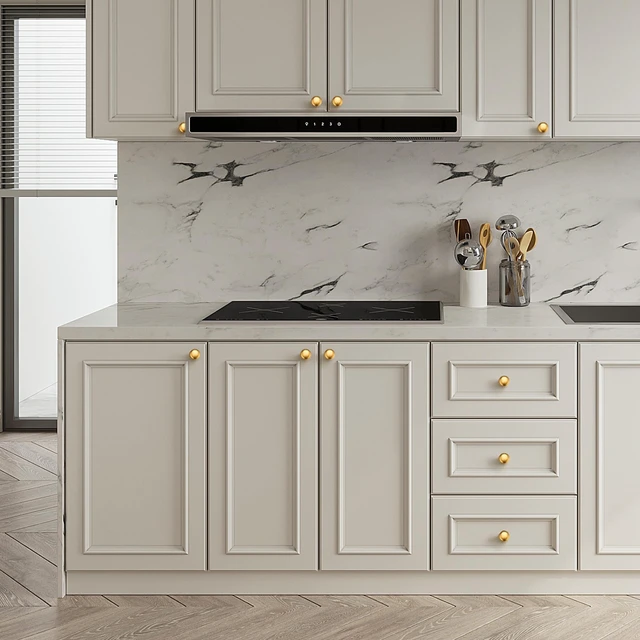 Alt view image 7 of 7 - Gold Cabinet Drawer Hardware,30mm Kitchen Cabinet Knobs,30 Pack Drawer Pulls, Stainless Steel, Round Shape, Smooth Touch, with Installation Screws, for Dressers Kitchens Cupboard