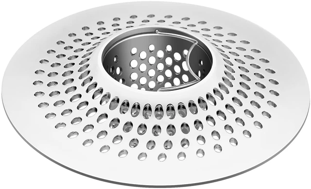 Main image of Shower Drain Hair Catcher/Bathroom Drain Cover/Bathtub Drain Strainer/Shower Stall Drain Protector(Pearl Chrome)