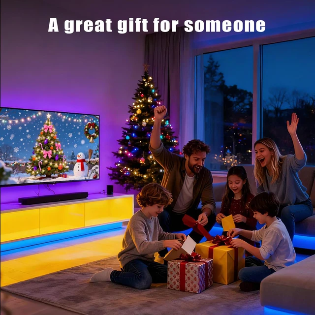 Alt view image 6 of 7 - Smart RGB Led Strip Lights, 150ft Led Lights for Bedroom with App Control, Multicolor Changing Led Light Strips Apply for Home Decor, Living Room, Kitchen, Home Party Decoration