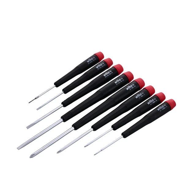 Alt view image 4 of 7 - 26199 Slotted and Phillips Screwdriver Set in Rugged Canvas Pouch, 8 Piece