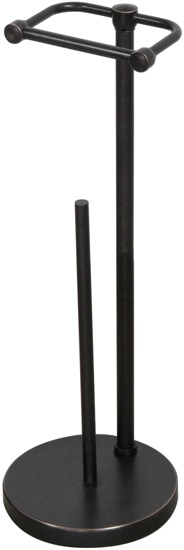Main image of Toilet Paper Holder Stand, Post Pivoting Design Free Standing Toilet Paper Holder with Storage for 4 Rolls, 304 Stainless Steel Tissue Holder with Reserve, Heavy-Duty Base (Oil Rubbed Bronze)