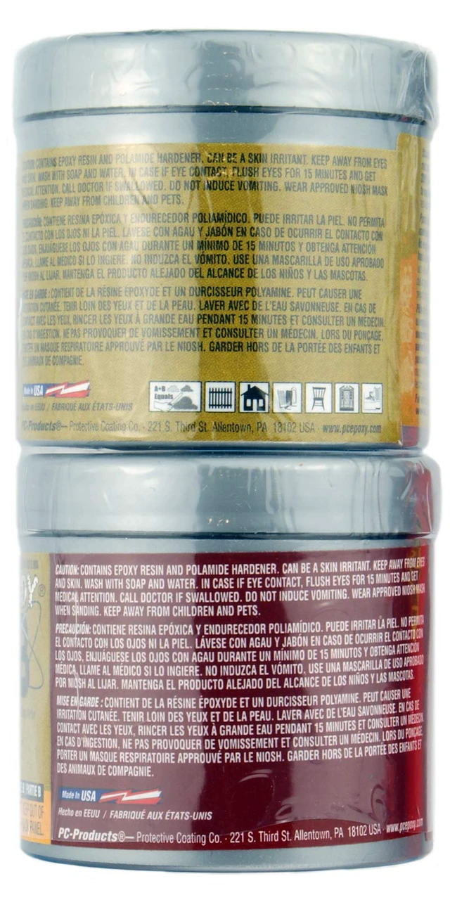 Alt view image 3 of 4 - Woody Wood Repair Epoxy Paste, Two-Part 6 oz in Two Cans, Tan 083338