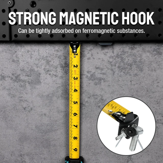 Alt view image 4 of 7 - 25FT Magnetic Double-Sided Tape Measure, Easy Read Measuring Tape 2 Pack Retractable Measurement Tape with Fractions 1/8, Magnetic Hook and Shock Absorbent Case for Construction, Carpenter