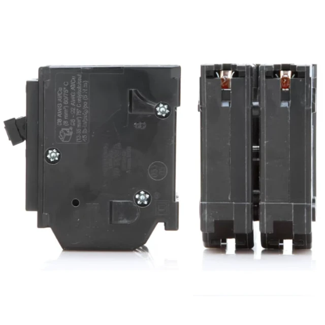 Alt view image 7 of 7 - Genuine Square D HOM240 40 Amp Double Pole Circuit Breaker Kit UL Listed, Plug-On Replacement for Homeline Load Center Panel Box, 40A, 120/240V, 10kAIC, 40Amp, 2 Pole HOM Series, 1 Pack