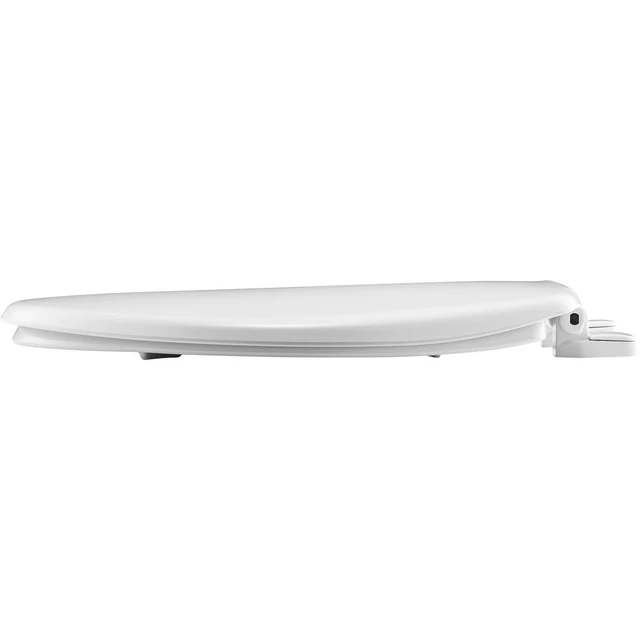 Alt view image 3 of 4 - 730SL Slow Close Toilet Seat, Hinges Never Loosen, Durable Plastic, Made in USA, Round, White
