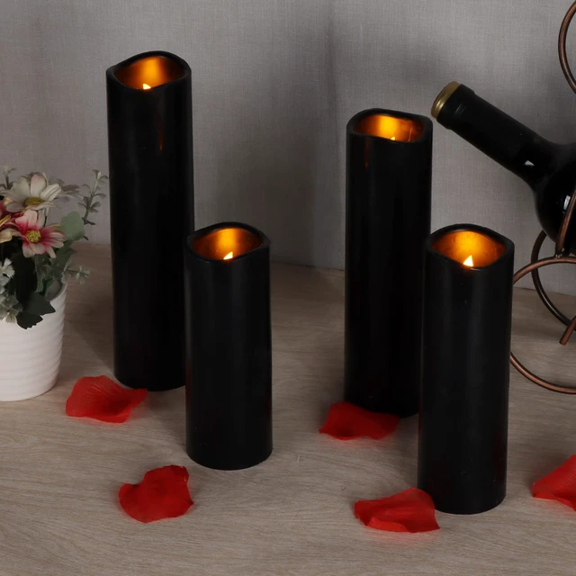 Alt view image 4 of 6 - Flameless Candles (Black Set of 9)