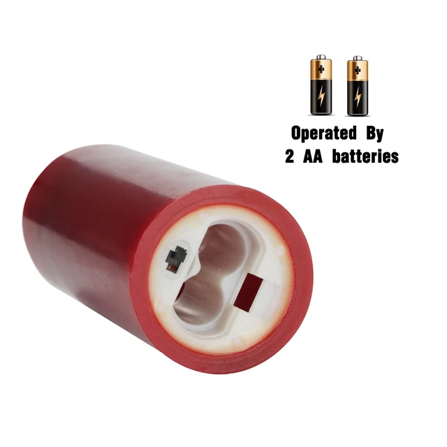 Alt view image 7 of 7 - Flameless Candles (Burgundy Set of 9)