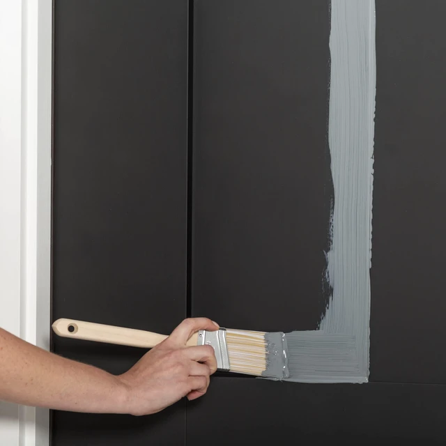 Alt view image 3 of 7 - 369387 Advanced Dry Door & Trim Paint, Quart, Satin Alpine Gray